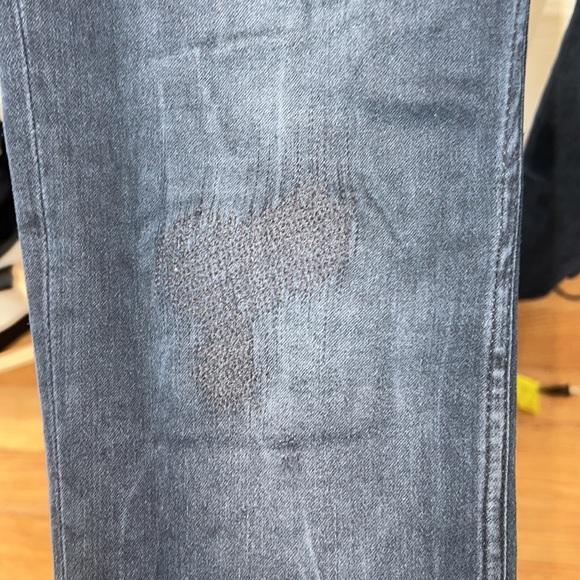 ZARA WOMEN US 8 DARK GREY/BLACK WASH JEANS - Picture 4 of 4